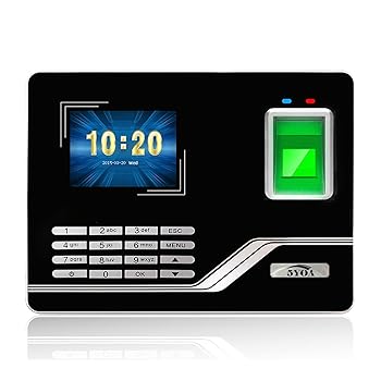 【中古】【未使用】出席システム指紋 TCPIP USB.パスワードアクセス制御Office Time Clock Employeeレコーダーデバイスバイオメトリック機 (Color : With RFID Card