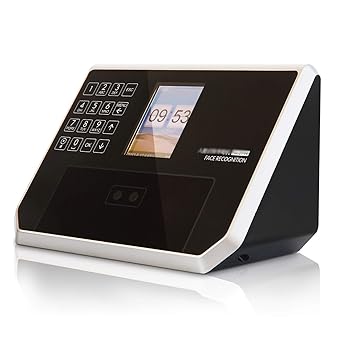 【中古】指紋認証 タイムカード 正確な顔認識デュアルカメラLCDカラースクリーンボタン本音声出席機 幅広いアプリケーション (色 : Black, Size : 20x9.5｜AJIMURA-SHOP