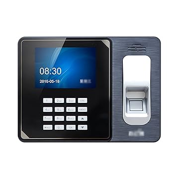 【中古】【未使用】タイムカード本体 指紋認証機 出席機 Wifi 出席機 パンチカード機 指紋認識 タイムカード用 (色 : Black, Size : One size)