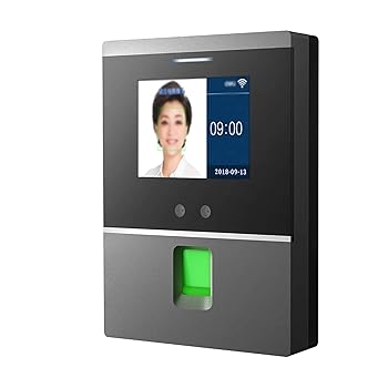 【中古】【未使用】従業員出席機 顔指紋オールインワンマシンハイブリッド認識出席機WiFiパンチカード機サインインマシン チェックイン機 (色 : Silver, Size : 16.