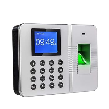 【中古】出席端末時計機 指紋タイム出席機サインイン指紋タイム出席機識別サインイン機 工場学校に適しています (色 : Silver, Size : 17.5x3.3x12.5cm)|AJIMURA-SHOP