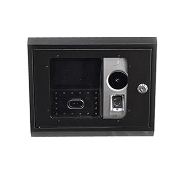 【中古】【未使用】勤怠管理時計 スキャナの時間出席フェイス時間出席キーセキュリティカバーを金属製保護ボックス 時間出席時計|AJIMURA-SHOP