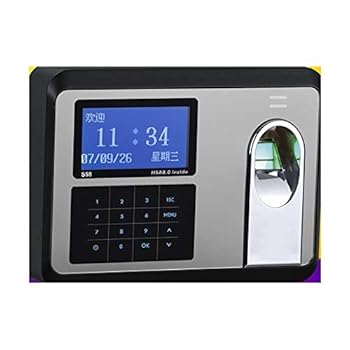 【中古】【未使用】勤怠管理時計 多機能時計指紋出席マシンネットワークUディスクバックアップ電源IDカード 時間出席時計｜AJIMURA-SHOP
