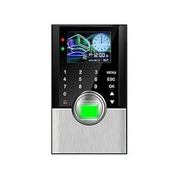 【中古】勤怠管理時計 バイオメトリック指紋出席システムTCPIP指紋RFIDカードスワイプ時計従業員のマシン 時間出席時計