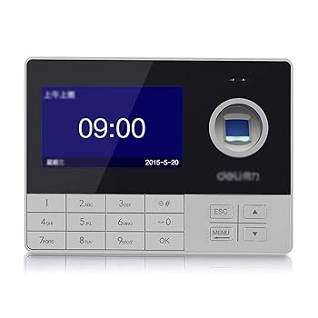 【中古】失しゃあがる機 指紋パスワードパンチカード機マルチマシンネットワークTCP/IP失しゃあがる機 (色 : Silver, Size : 18.3x3.6x13.3糎)
