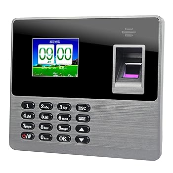 【中古】【未使用】エンタープライズ出席マシン タイムカードマシンP-80指紋パスワードタイムクロックフィンガプリント時間出席マシン音声プロンプト にインテリジ|AJIMURA-SHOP
