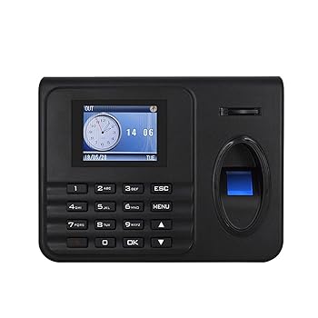 【中古】エンタープライズ出席マシン 認識タイムカード機指紋の時間出席機指紋のパスワード時間時計スモールビジネスタイムの出席機 にインテリジェント