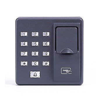 【中古】【未使用】指紋認証 タイムカード 指紋パスワードアクセス制御指紋とIDカード出席機 (色 : Photo color, Size : 8.5x2.9x8.5cm)｜AJIMURA-SHOP