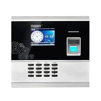 【中古】【未使用】指紋認証 タイムカード 指紋出席マシン U ディスク ダウンロード 音声ブロードキャスト オン/オフ 出席パンチング マシン 幅広いアプリケーショ