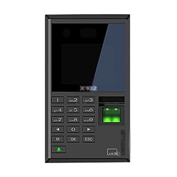 【中古】指紋認証 タイムカード 顔認証指紋出席入退室管理機顔認証パンチカード機 幅広いアプリケーション