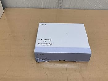 【中古】【未使用】CASIO(カシオ) 電子辞書 EX-Word DATAPLUS10 XD-JTG6000BK