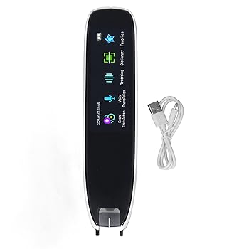 【中古】【未使用】音声翻訳ペン ホワイト インターナショナル版 差し迫った翻訳、スキャン、録音に対応 13言語対応 ABS素材 多機能