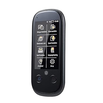 【中古】【未使用】言語翻訳デバイス、3.0インチタッチスクリーン付きスマート音声&カメラ翻訳機、76言語をサポートWifi/ホットスポット/オフラインインスタント学