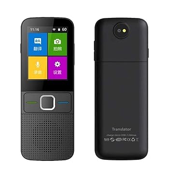 【中古】スマート言語翻訳デバイス、リアルタイム音声、録音、写真翻訳を備えた双方向多言語翻訳デバイス、137 のオンライン言語、インスタント トラベル｜AJIMURA-SHOP