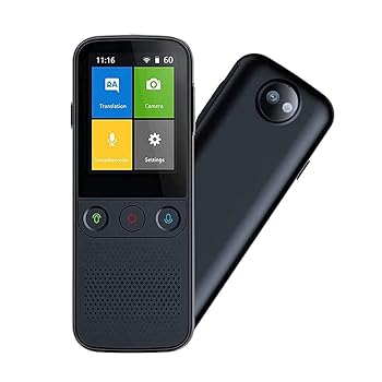【中古】【未使用】言語翻訳デバイス 双方向リアルタイム音声/写真/録音翻訳 Wifi/ホットスポット/カメラ付きオフラインサポート 旅行ビジネス向け137言語 Warm as