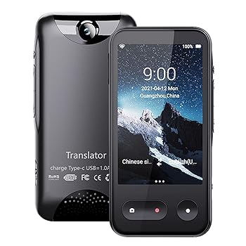 【中古】TCCOC 言語翻訳機 写真翻訳装置 4G WIFI オンライン 138 言語即時翻訳 14 言語オフライン翻訳 レコーダー機能付き電子辞書 WZSS|AJIMURA-SHOP
