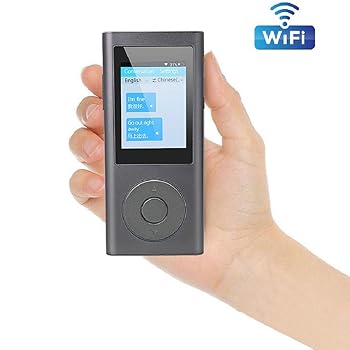 【中古】ポータブル言語翻訳デバイスのサポート 32 言語および WiFi/携帯電話ホットスポット会議および観光用電子翻訳機 WZSS