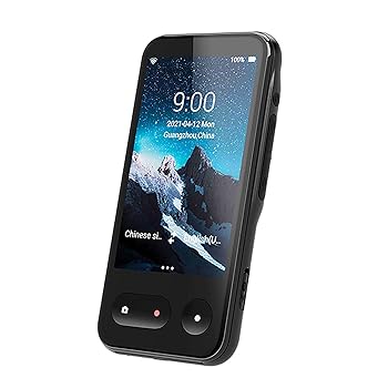 【中古】【未使用】ポータブル言語デバイス - インスタント音声デバイス双方向、多言語翻訳デバイス、リアルタイム音声デバイス、モバイル スキャナー 幸福を追求す
