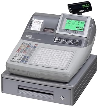 【中古】カシオ 金銭登録器 8分け取り 108リバーシブルタッチキー TK-8600-A