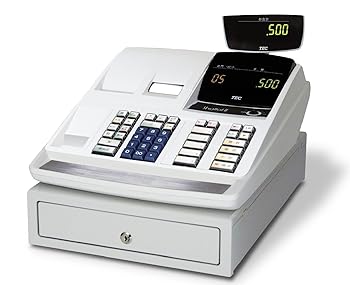 【中古】東芝テック 陰電子金銭登録器 5分け取り MA-500-5-R 白