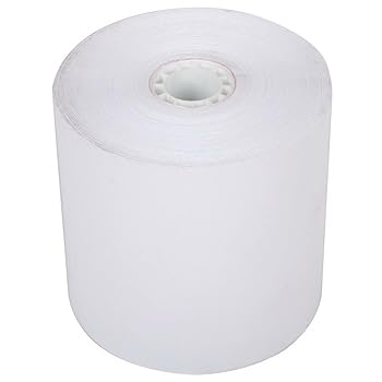 【中古】【未当て嵌める】44 粍 x 150 \u0027現ナマ書きとどめる1 Ply Bond印刷者POS紙渦巻形100渦巻形/入れもの