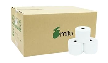 【中古】感熱渦巻形紙 58×73×12 中保護すること印字機 （20巻）