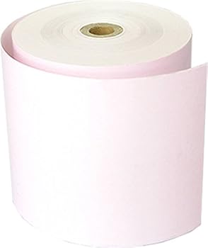 【中古】【未使用】感熱カラーロール紙 ピンク 80×80×12 （50巻）