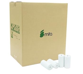 【中古】感熱ロール紙 80×40×8コアレス （100巻パック）