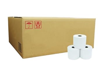 【中古】【未当て嵌める】感熱一巻き紙 80×100m×25.4（\u003d1in）（80×93mm×25.4（\u003d1in）裏巻 （40巻風呂敷き包み）