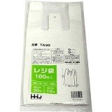 【中古】【入れもの売りわたす】金銭登録器袋(白)TA30 100枚×20冊  西日本30号東日本12号