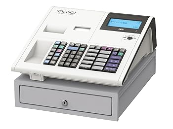 【中古】東芝テック 陰電子金銭登録器 10分け取り MA-700-R 白