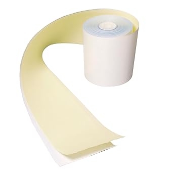 【中古】金銭登録器一巻き - 2層 炭素なし