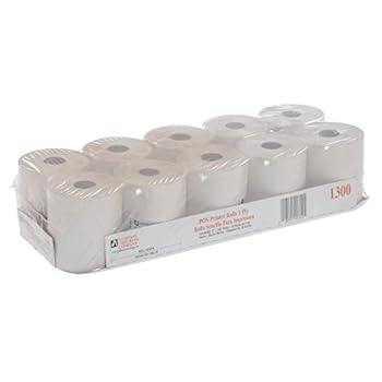【中古】【未当て嵌める】National Checking (NCCO) REGISTER ROLL 1300SP - 7.6糎 Width x 50m Long 1-PLY Bond White Paper - 1 Pack of 10 Rolls