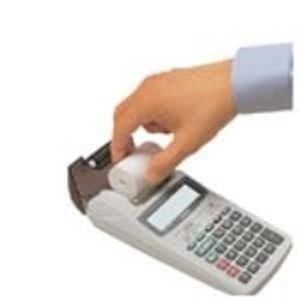 【中古】【未当て嵌める】（お役目用5仕掛ける）カシオ CASIO 金銭登録器用サーマルロール紙 TRP-5840HCLX3 3巻 ×5仕掛ける ds-1461211