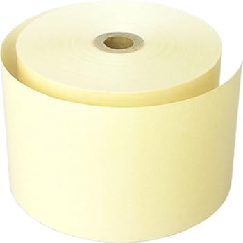 【中古】感熱色合い一巻き紙 皮膚軟化剤 58×80×12 （20巻） カラーサーマルロール紙