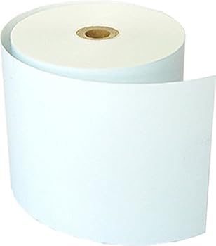 【中古】【未使用】感熱カラーロール紙 水色 80×80×12 （5巻） カラーサーマルロール紙