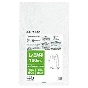 【中古】金銭登録器袋 白 TA-60(西日本60号、東日本80号) 100枚×10 （1000枚）