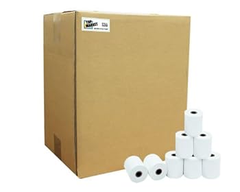 【中古】【未使用】TOPマーケット 感熱 レジロール紙 60mm 紙幅 × 50mmφ× 12mm 100巻入