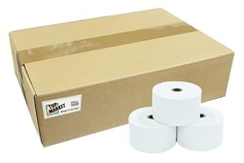 【中古】【未当て嵌める】TOP証券業界 感熱 金銭登録器 渦巻形紙 45粍 紙幅 × 80粍φ× 17.5粍 20巻 入