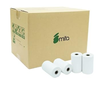 【中古】mita SM-T300i シリーズ（SM-T301i-DB50 JP SM-T300i-DB50 JP SM-T300i2-DB50 JP ）対応 汎用 感熱 ロール紙 40巻 パック スター 精密 用