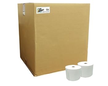 【中古】【未当て嵌める】TOP証券業界 感熱 金銭登録器一巻き紙 60粍 紙幅 × 60粍φ× 12粍 100巻入