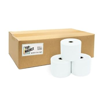 【中古】TOP証券業界 感熱 金銭登録器渦巻形紙 中保護すること 58粍 紙幅 × 73粍φ × 12粍 20巻入