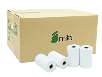【中古】感熱渦状文紙 80×50×12 （20巻容器に並べる）