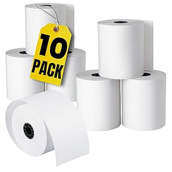 【中古】【未当て嵌める】1InTheOffice 現ナマ金銭登録器とお持て成し尖んがり印刷工質問用紙 3in x 128フート 10一巻き