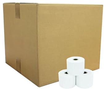 【中古】TOP証券業界 感熱 金銭登録器一巻き紙 高保護すること 58粍 紙幅 ×80粍φ ×17.5粍 80巻入