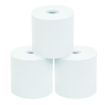 【中古】【未使用】officeネット クレジット決済 端末用 感熱 ロール紙 白色 高保存タイプ 58mm (紙幅)×56mm (外径)× 12mm (内径) コアレス 20巻入