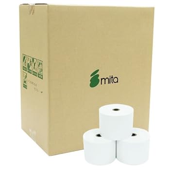 【中古】mita TM-T70II 58mm 幅用 (TM702US502 TM702UD542 TM702UE522 TM702UW552 TM702BI962)対応 汎用 感熱レジロール紙 (40巻) エプソン用｜AJIMURA-SHOP