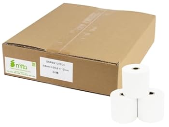 【中古】【未使用】mita TRP058-60 対応 汎用 感熱レジロール紙（20巻パック） エプソン用