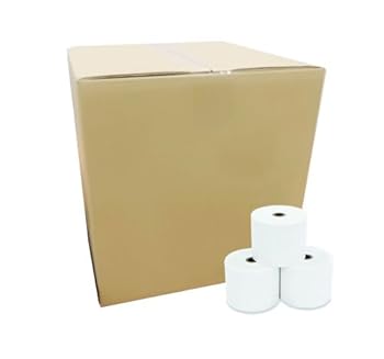 【中古】mita 感熱ロール紙 58×63m巻×12 紙厚65μ (80巻パック)(58×80×12サイズ相当)|AJIMURA-SHOP