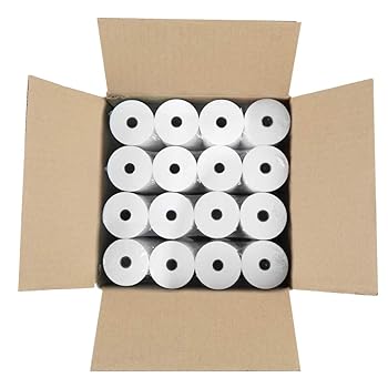 【中古】【未使用】MFLABEL レシート用感熱紙ロール 3-1/8 x 230フィート (32ロール)｜AJIMURA-SHOP